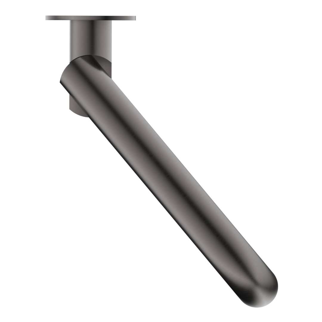 Bella Vista Mica Swivel Bath Spout Curved Gunmetal