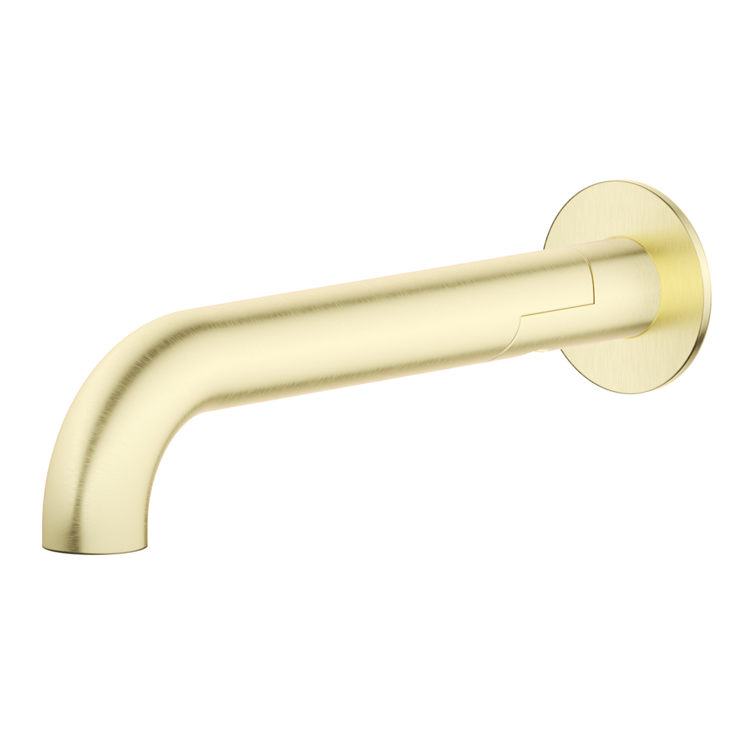 Bella Vista Mica Swivel Bath Spout Curved French Gold