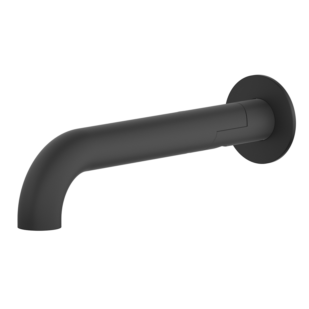Bella Vista Mica Swivel Bath Spout Curved Black