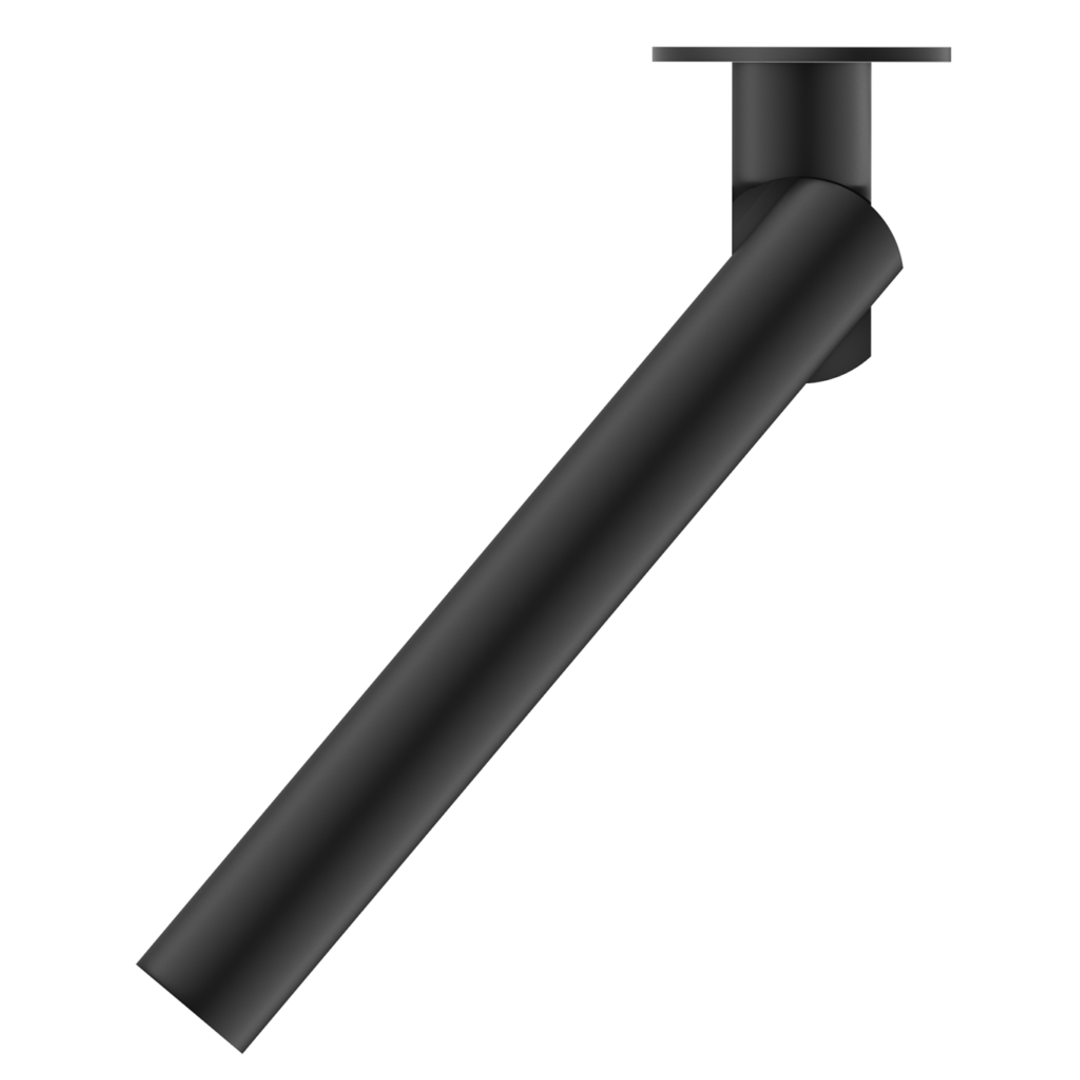 Bella Vista Mica Swivel Bath Spout Straight Black