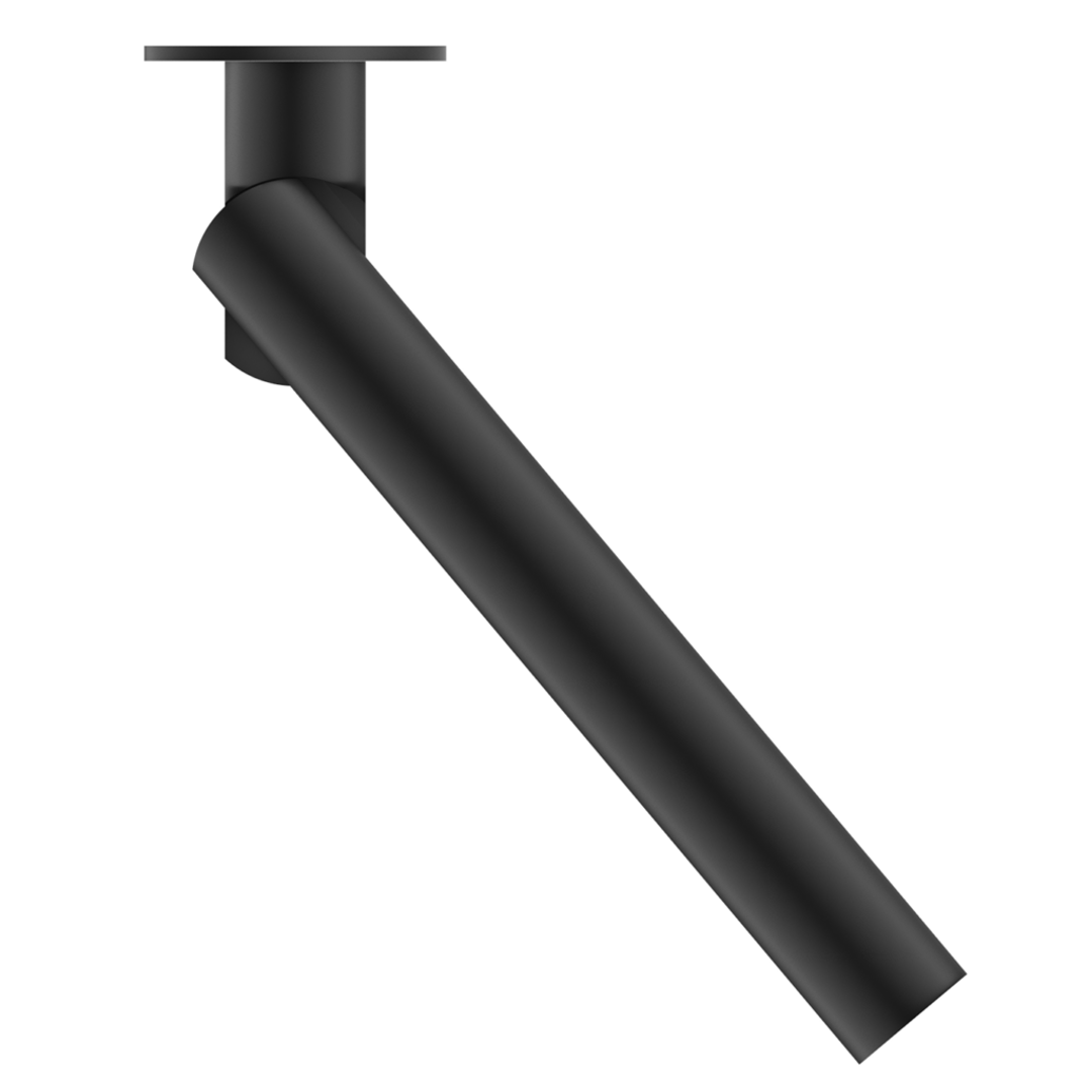 Bella Vista Mica Swivel Bath Spout Straight Black