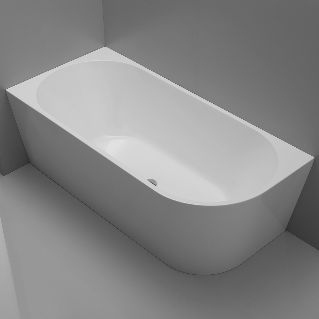 BEST BM MILAN 1500 LEFT CORNER BATH WHITE BTM1500L