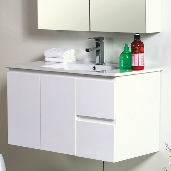Rio 900mm Wall Hung Basin Only P#:Bvw-900R Basn