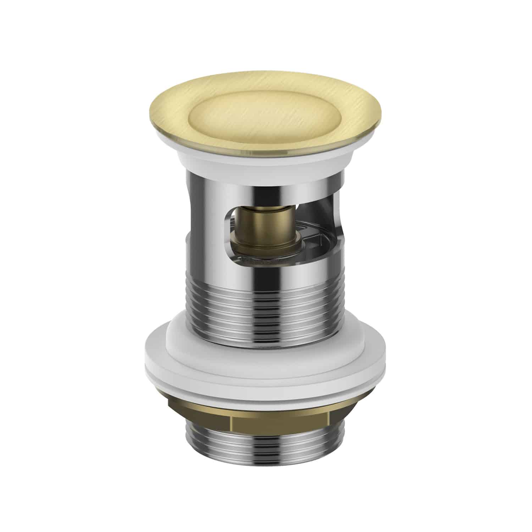 Greens Basin Waste Pop-Up W/Overflow Pvd Brushed Brass