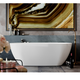 Belbagno Palermo Freestanding Bath Gloss White 1650mm