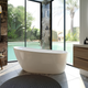 Belbagno Romano Freestanding Bath Gloss White 1700mm