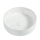 Zumi Beta Basin 355X355X120Mm Gloss White With 40Mm Gloss White Pop Up Waste &  Adaptor