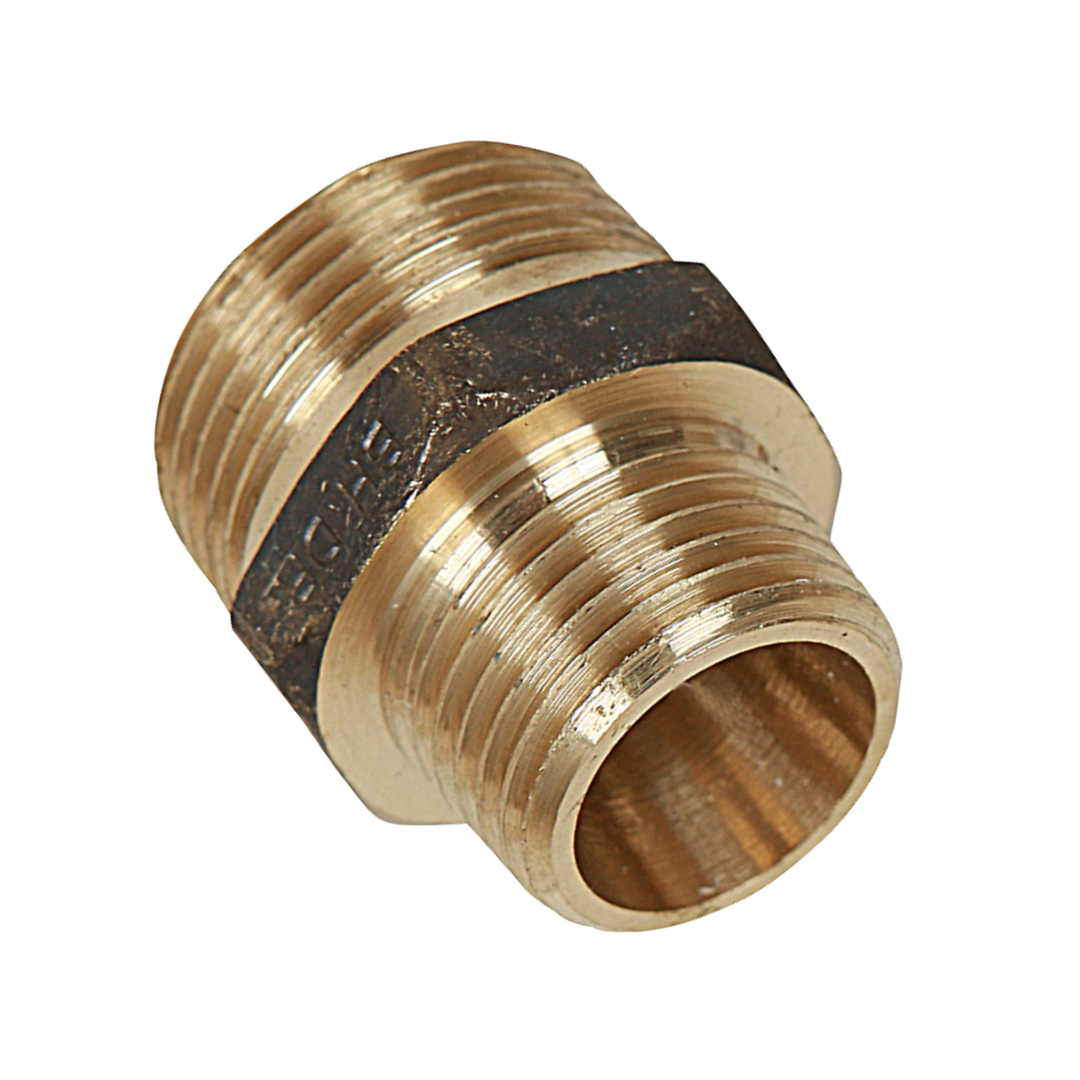 Brass Reducing Hex Nipple