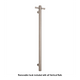 Thermorail Straight/Round Non Heated Vertical Bar 900X142X100Mm & Hook Brushed Staless