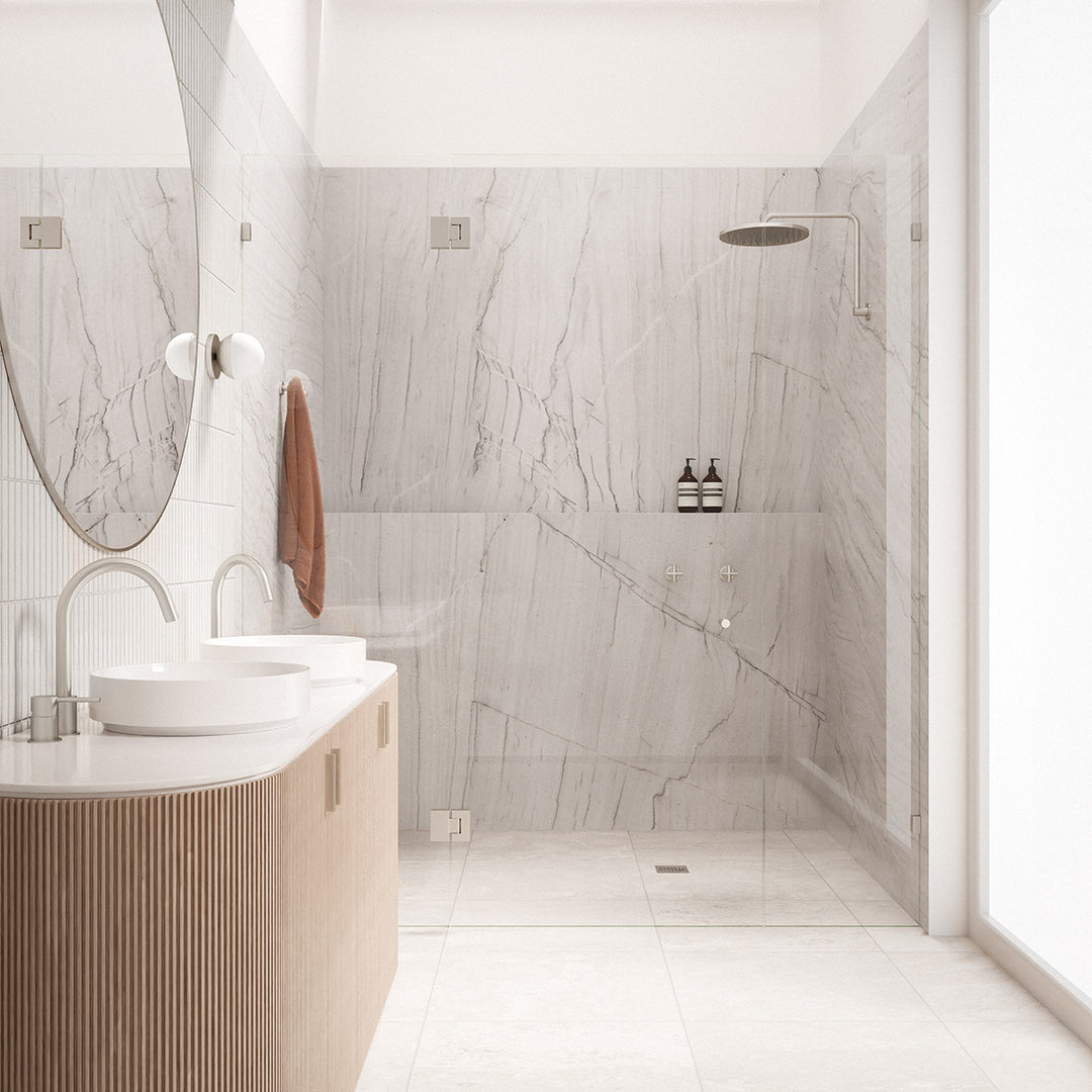 Meir Round Hob Mounted Swivel Spout Brushed Nickel