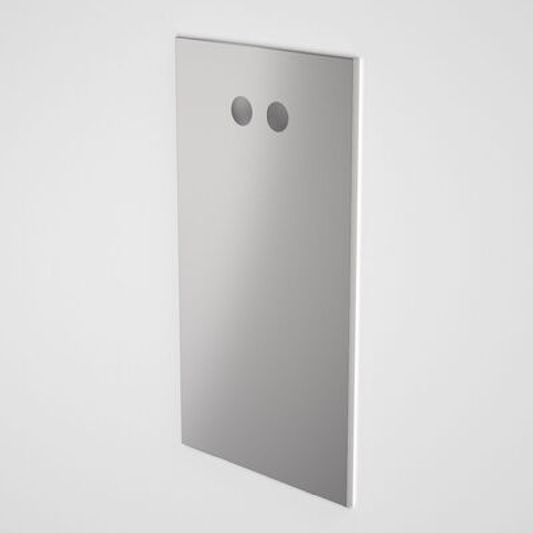 CAROMA INVISI II LARGE DUAL FLUSH ACCESS PANEL S/STEEL