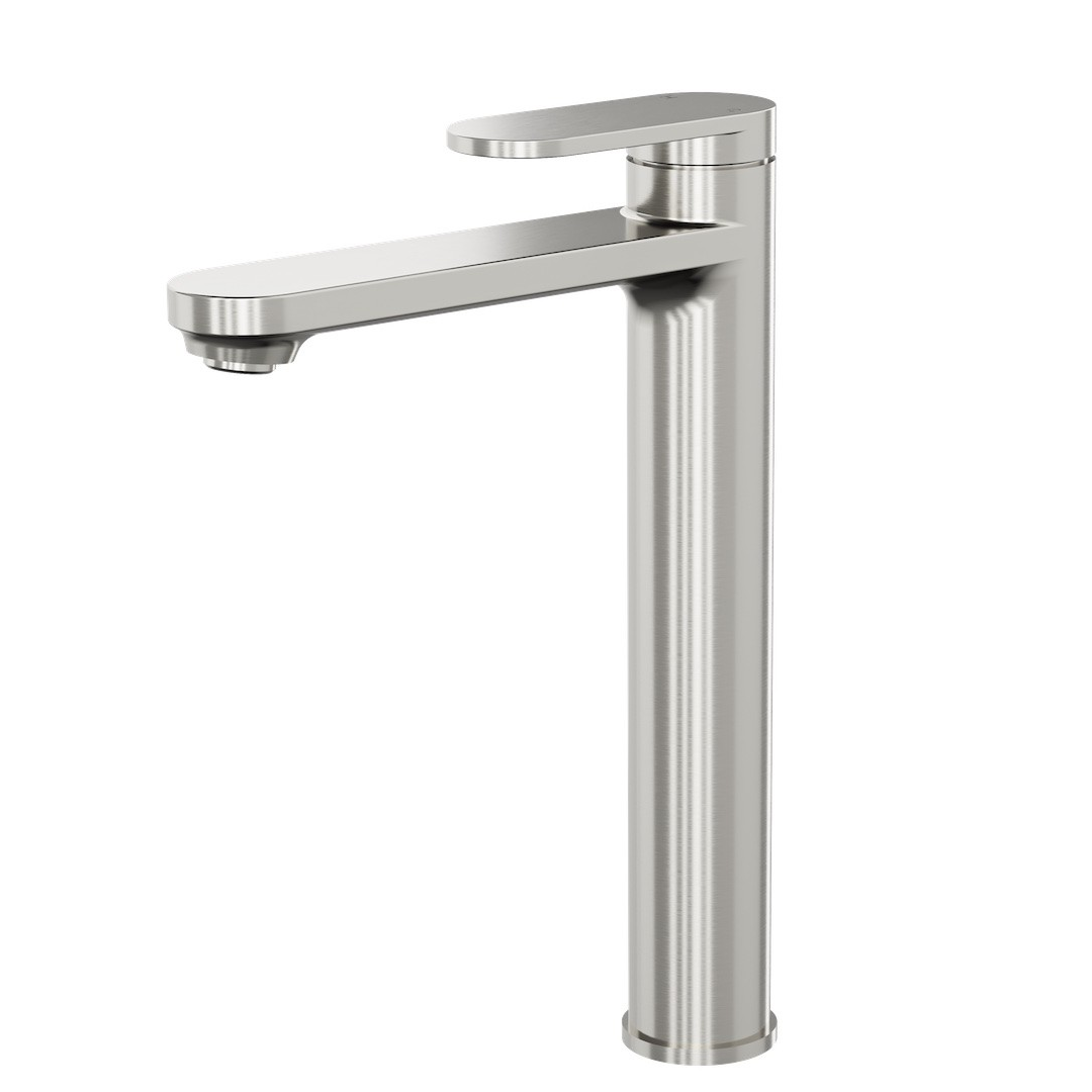 Linsol Capo Tall Basin Mixer - Brushed Nickel
