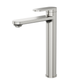 LINSOL Capo Tall Basin Mixer - Brushed Nickel