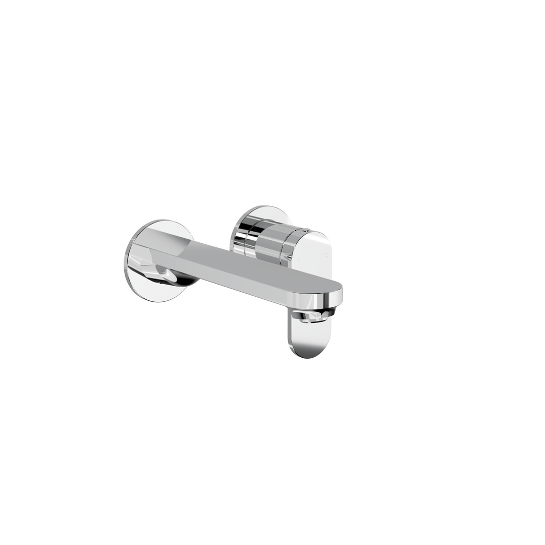 Linsol Capo 2-Plate Wall Basin or Bath Mixer - Chrome