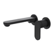 LINSOL Capo 2-Plate Wall Basin or Bath Mixer Trim Kit - Matte Black