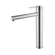 Bella Vista Mica Tall Basin Mixer Straight Spout Black