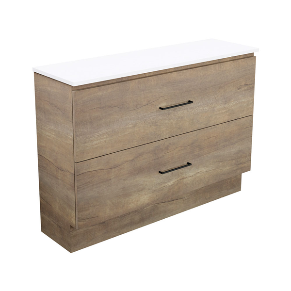 Fienza Carmen 1200 Ensuite All Dr Floor Standing Vanity Std Stone Basin Not Inc A/C