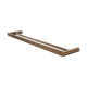 LINSOL Circle 600Mm Double Towel Rail Aged Bronze