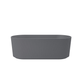LINSOL Cleo 1700Mm Freestanding Bath With Overflow Grey Blue
