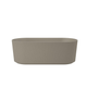 LINSOL Cleo 1500Mm Freestanding Bath With Overflow Warm Grey