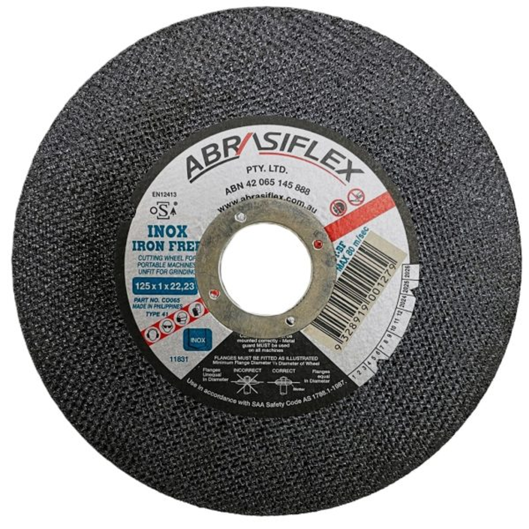 Metal Cut Off Wheel 125mm X 22mm X 1.0mm