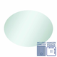 Thermogroup Cody Polished Edge Oval Mirror - 600x800mm with Hangers and Demister
