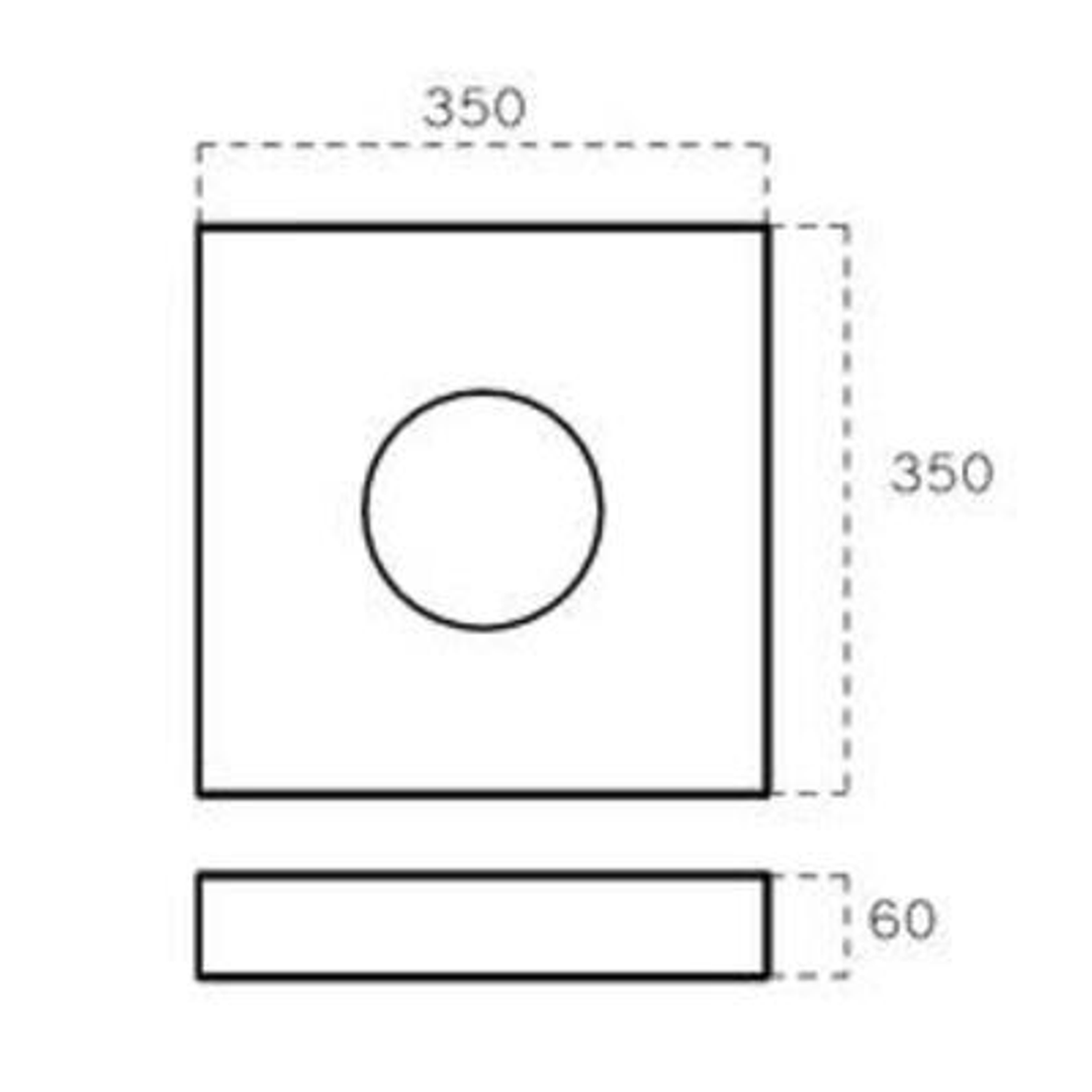 100Mm (Bolted Trap Screw Plastic Insert) Concrete Cover