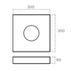 100Mm (Bolted Trap Screw Plastic Insert) Concrete Cover