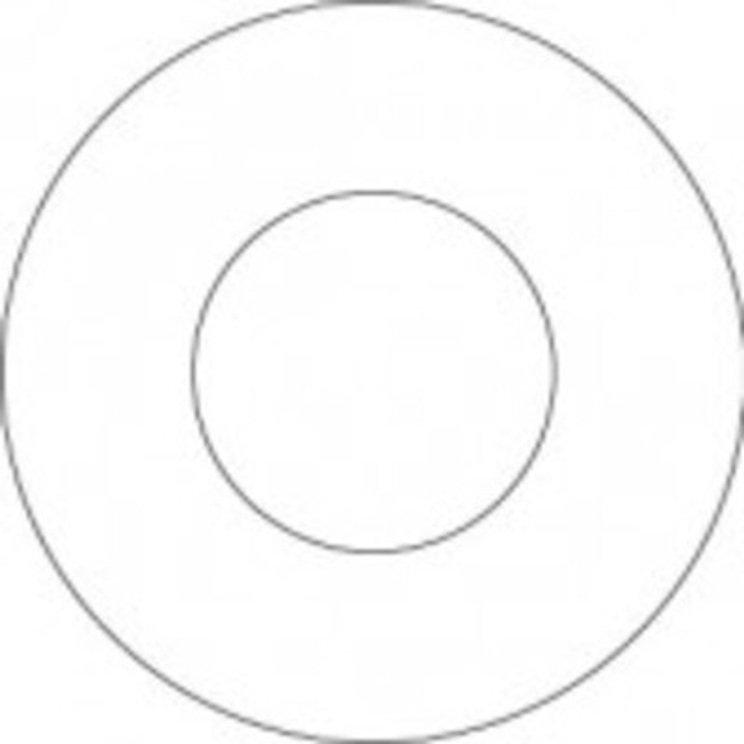 Cover Plate Plastic Self Adhesive 40Mm Round Pipe Size Hole