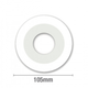 Multi Fit Cover Plate White For 40Mm And 50Mm Dwv Pipe