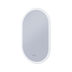 Remer Capsule Led Shaving Cabinet With Milano White Frame