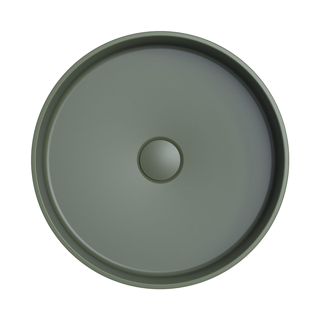 Fienza Minka Round Solid Surface Above Counter Basin Forest