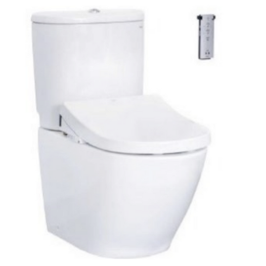 TOTO Basic Close Coupled Toilet with TCF4732AT Washlet S7 (Remote Control)
