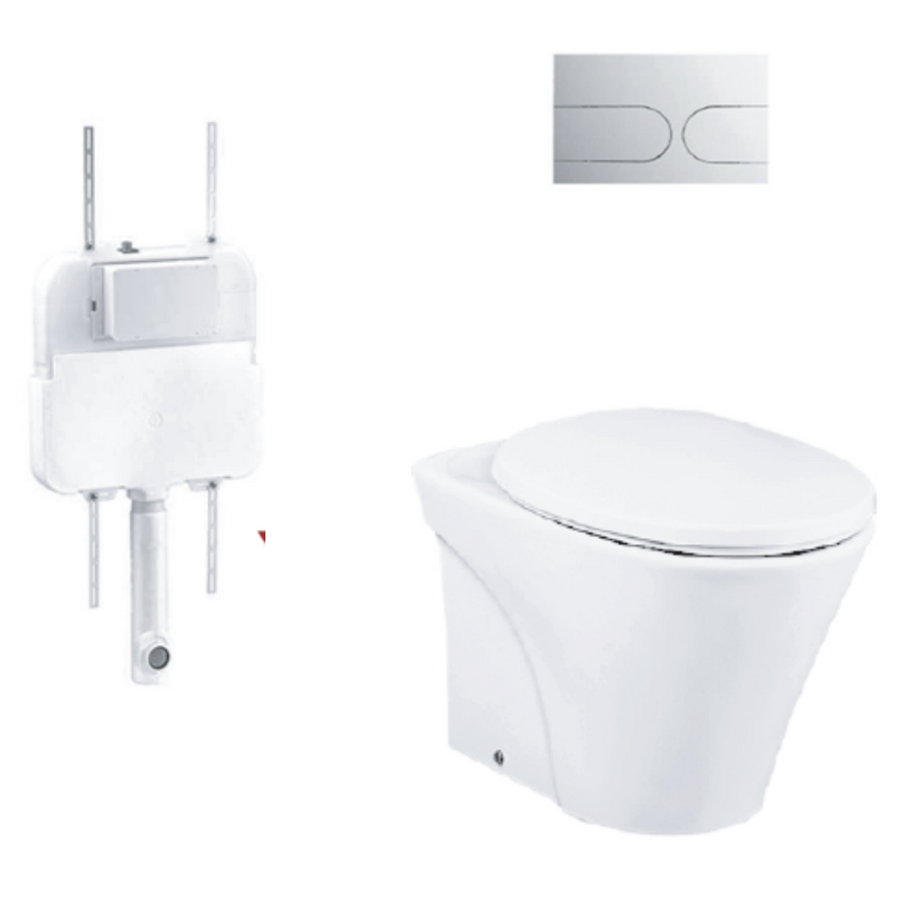 TOTO Avante Wall Faced Concealed Cistern Complete Toilet Suite