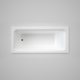 Caroma Vivas Bath Anti Slip White 1675mm