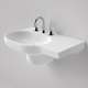 Caroma Opal 720 Wall Basin Right Hand White 3 Tap Hole