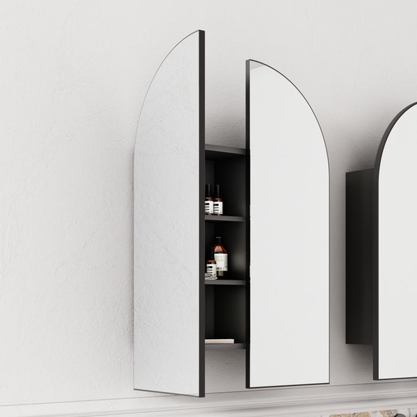 Cassa Design Archied Shaving Cabinet 900X1200X150mm Matte Black