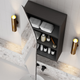 Cassa Design Rec Shaving Cabinet 450X900X150mm Matte Black
