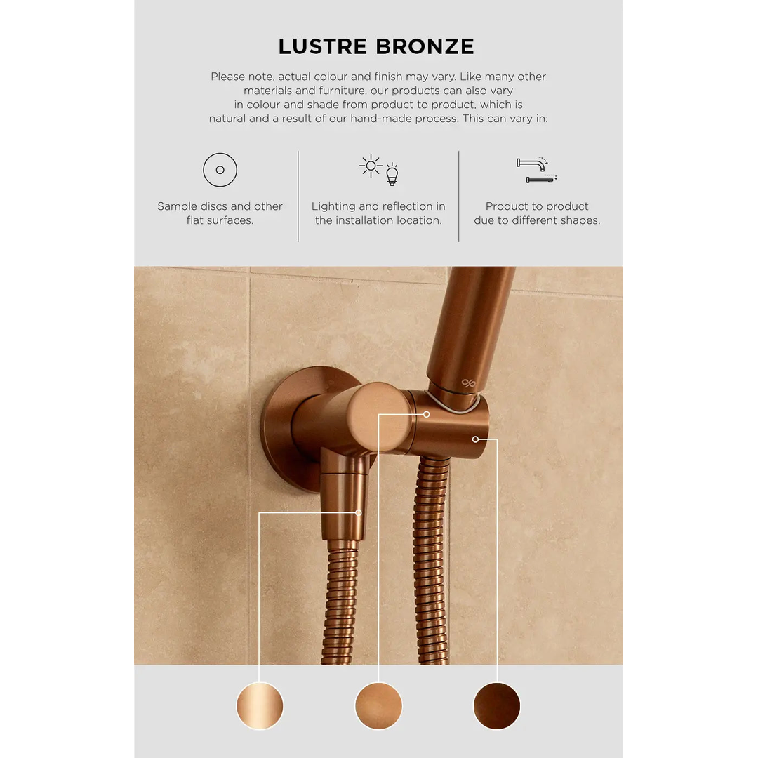 Meir Square Floor Grate Shower Drain 100Mm Outlet Lustre Bronze