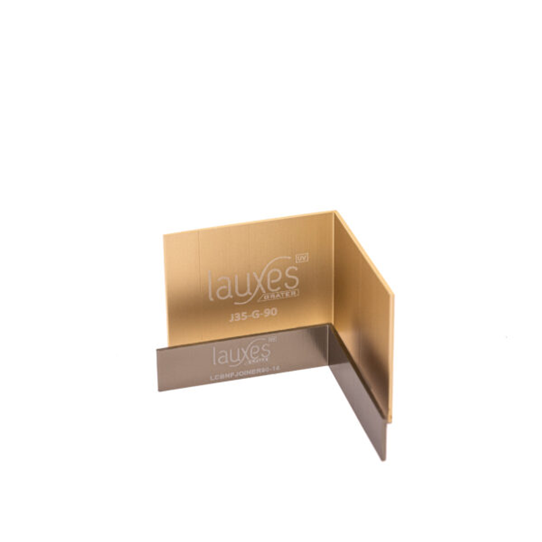 Lauxes Grates 90 Degree Joiner Copper 14mm