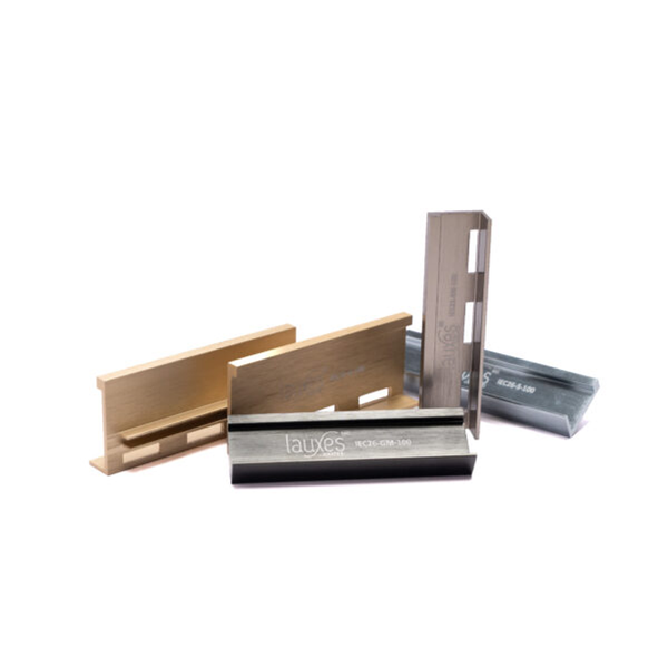 Lauxes Grates Tile Insert Internal End Caps Silver 26mm