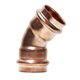 Copper Press Elbow 45 Degree FF - Water