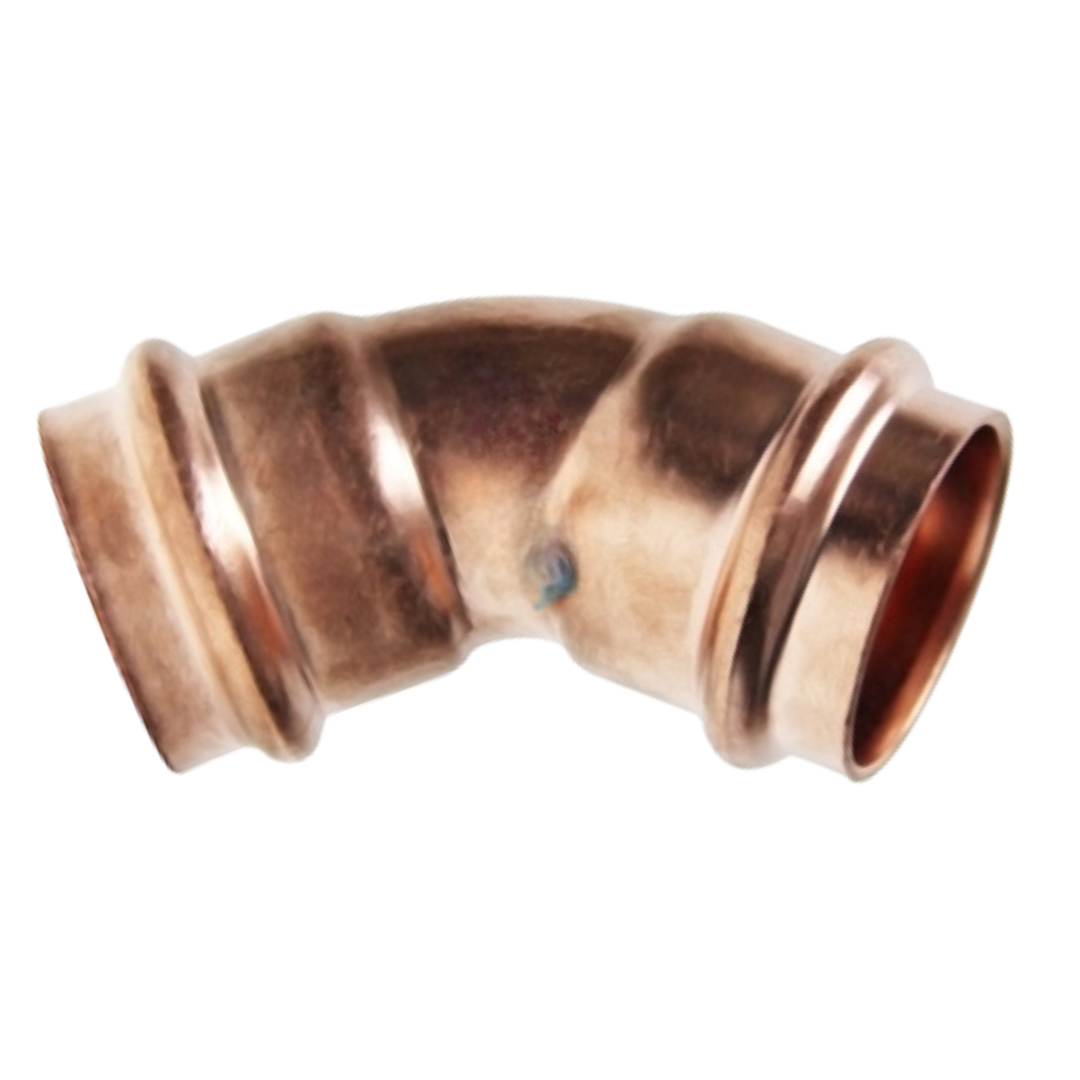 Copper Press Elbow 45 Degree FF - Water