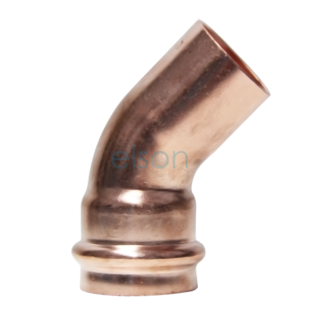 Copper Press Elbow 45 Degree MF - Water
