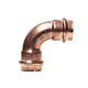 Copper Press Elbow 90 Degree FF - Gas