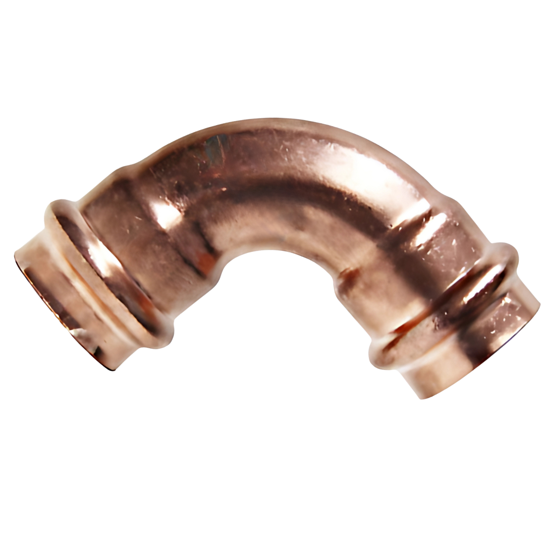 Copper Press Elbow 90 Degree FF - Water