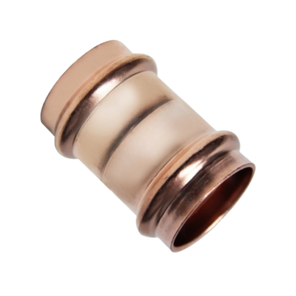 Copper Press Equal Coupling - Gas
