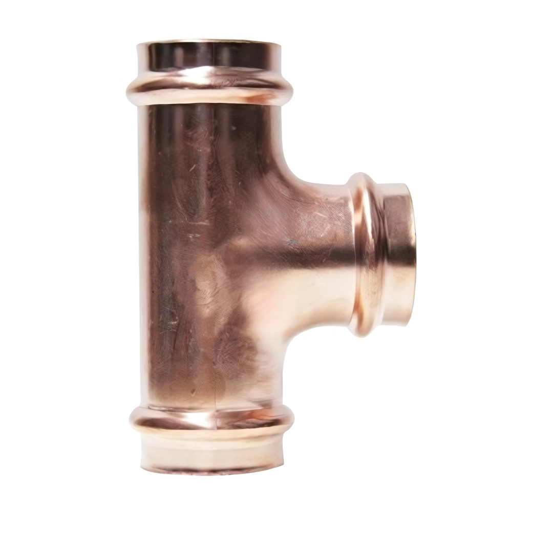 Copper Press Equal Tee - Gas