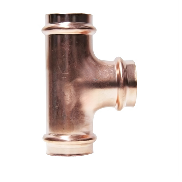 Copper Press Equal Tee - Gas