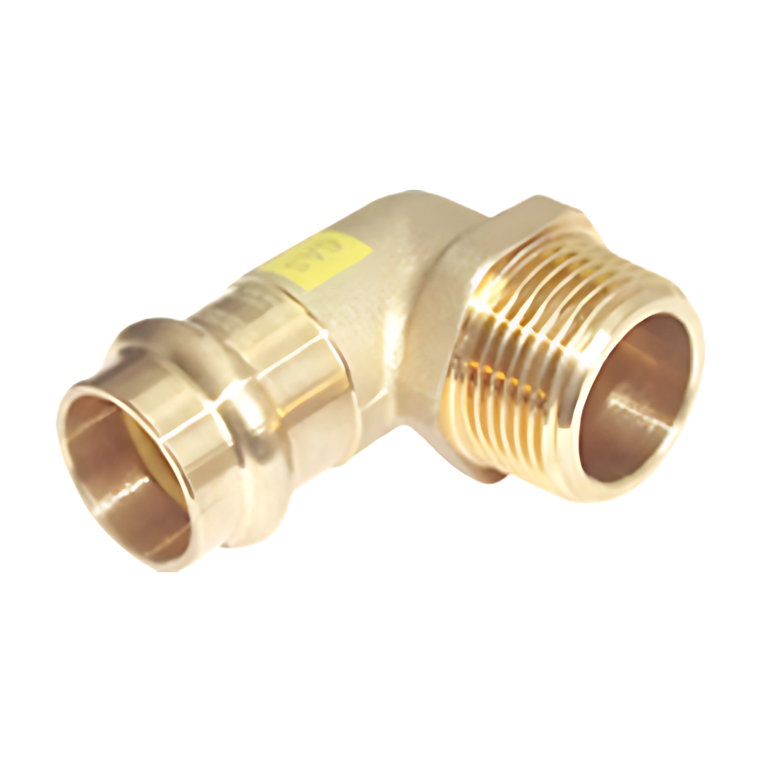 Copper Press Male Elbow - Gas